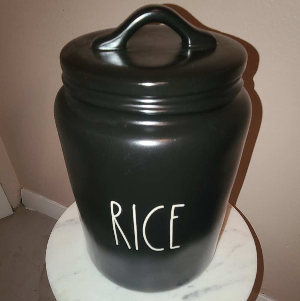 Rae Dunn Rice Jar Kitchen Storage Organization